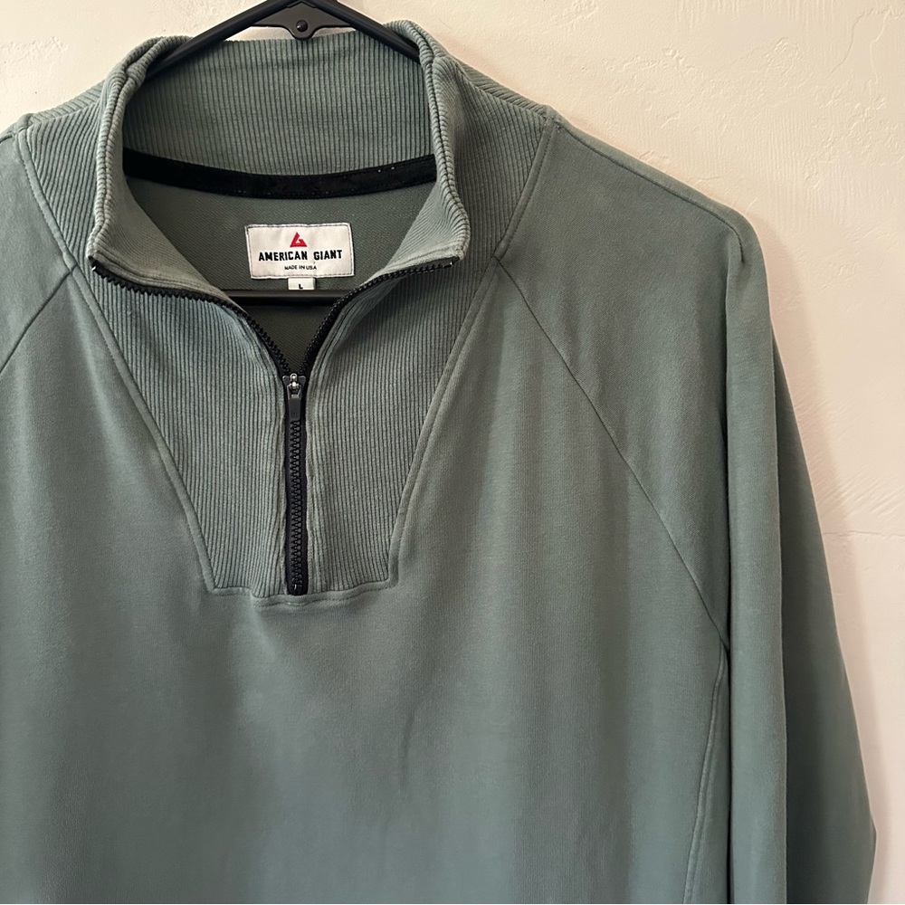 American Giant Women's Dress in Sage Green